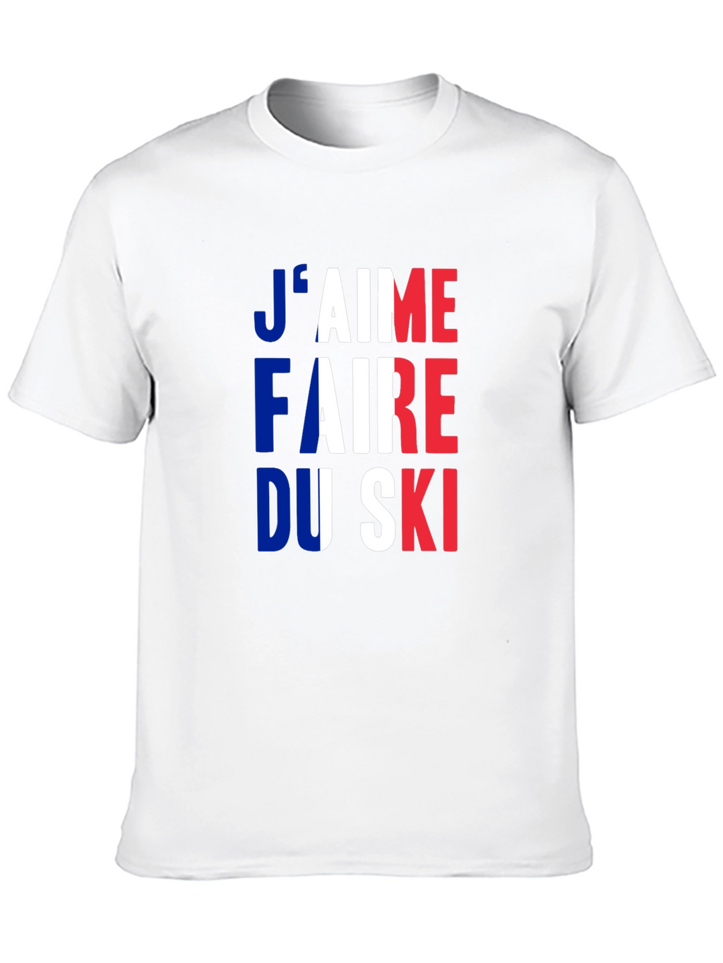 French Skiing Fan T-Shirt - Jaime Faire Du Ski