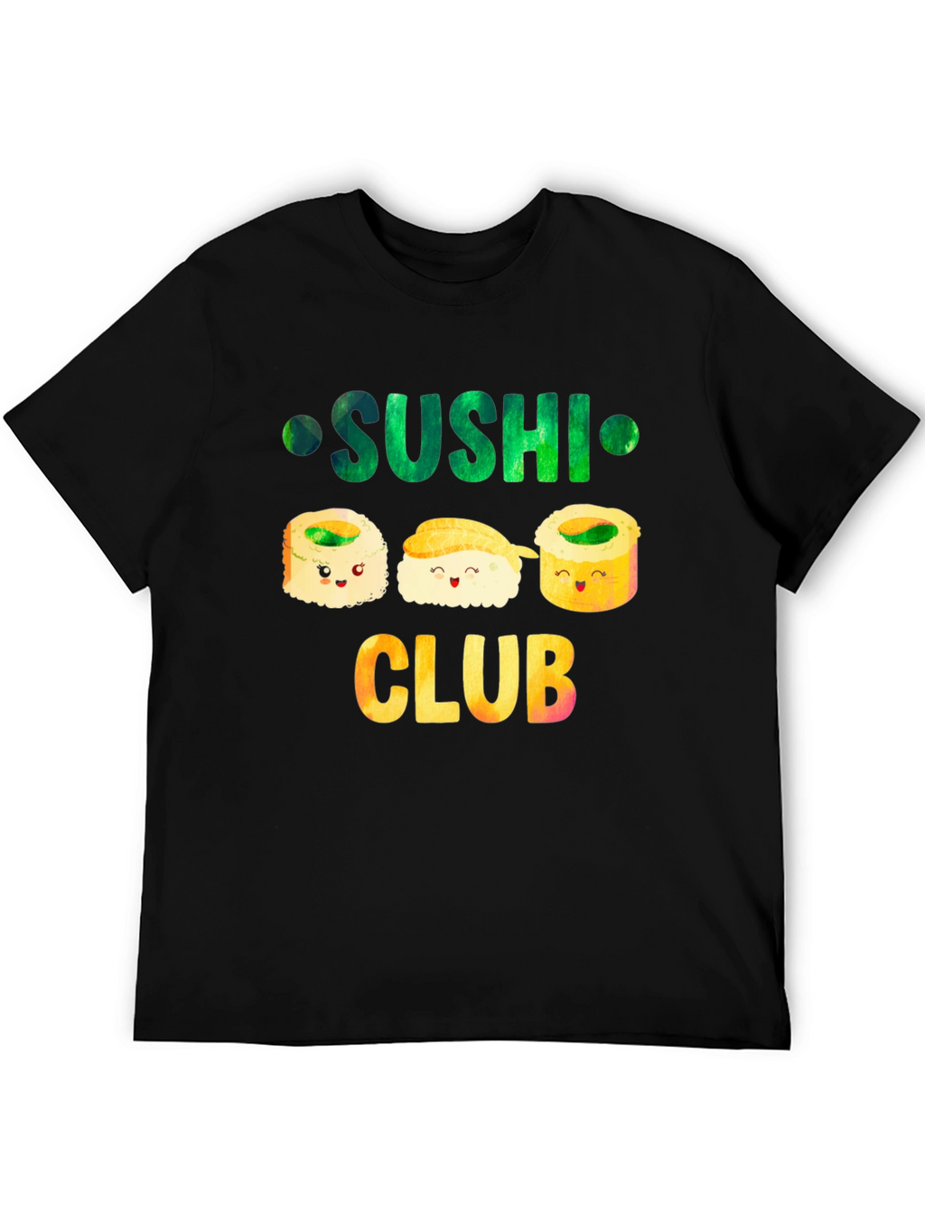 Sushi Club T-Shirt Funny Foodie Tee