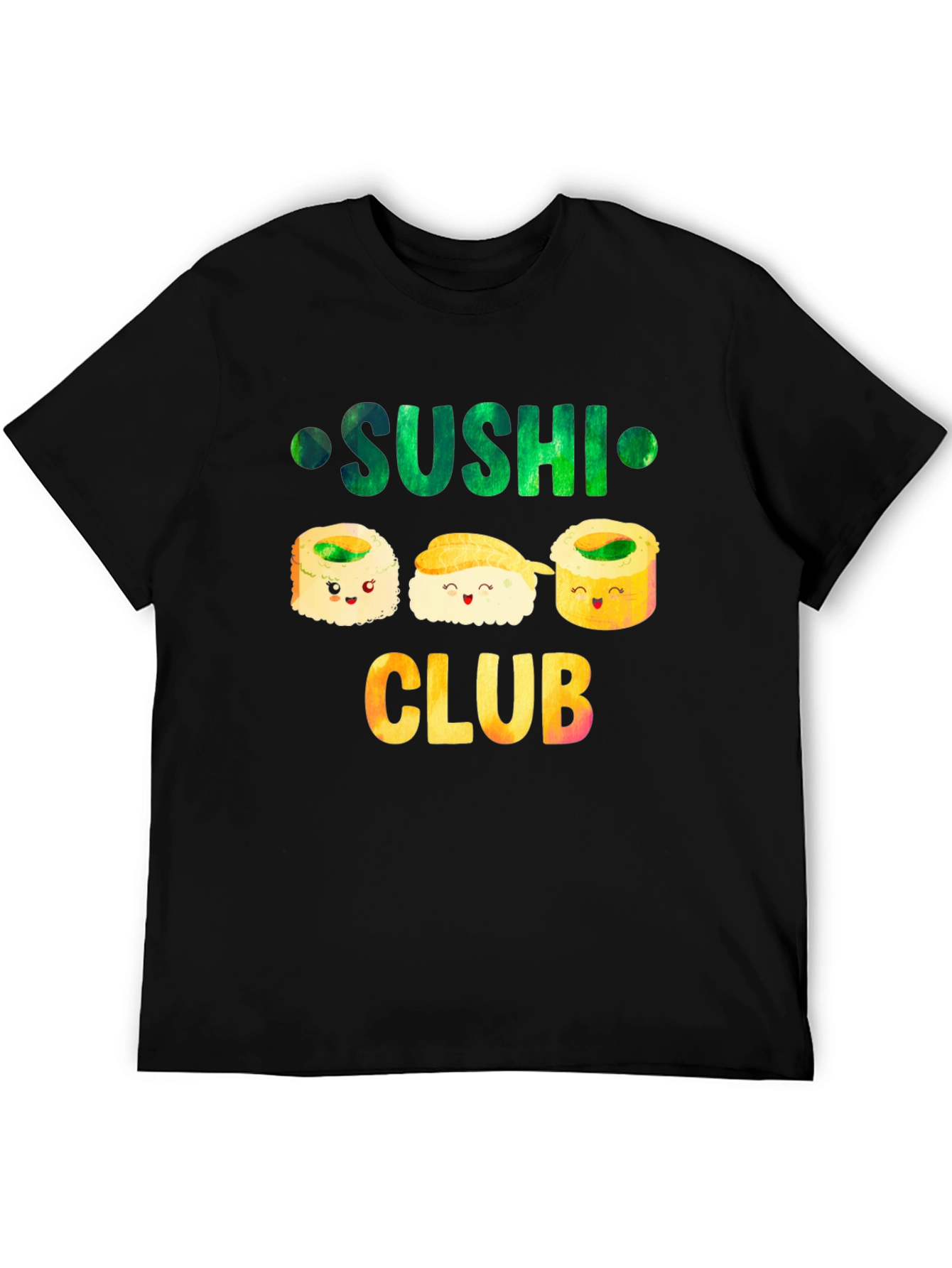 Sushi Club T-Shirt Funny Foodie Tee