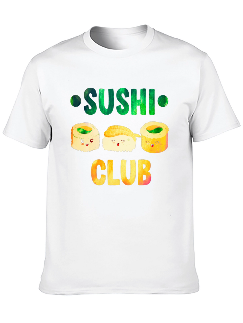 Sushi Club T-Shirt Funny Foodie Tee