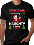 Grandma Doesnt Keep A Naughty List T-Shirt