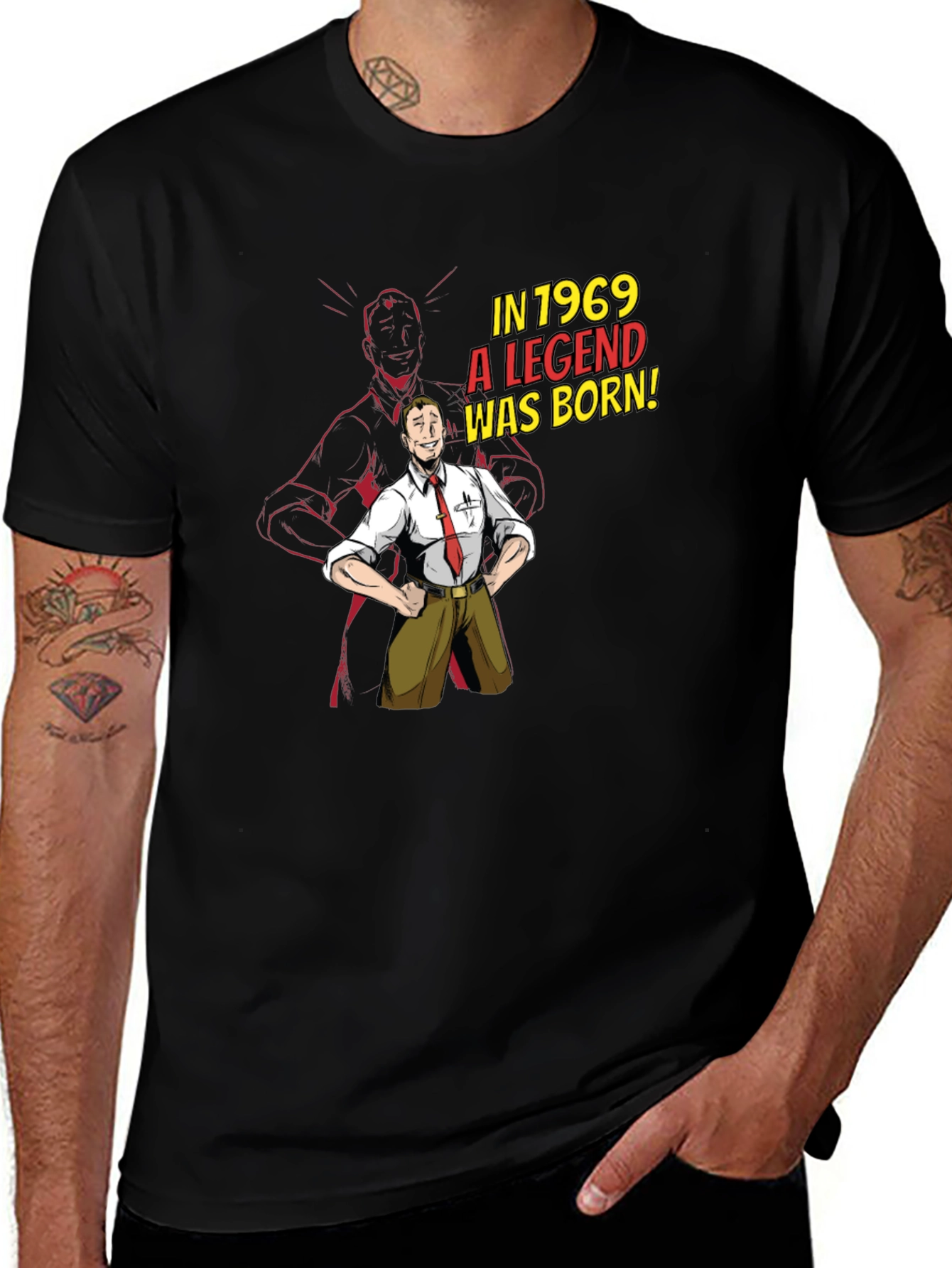 Legend Born in 1969 Graphic T-Shirt