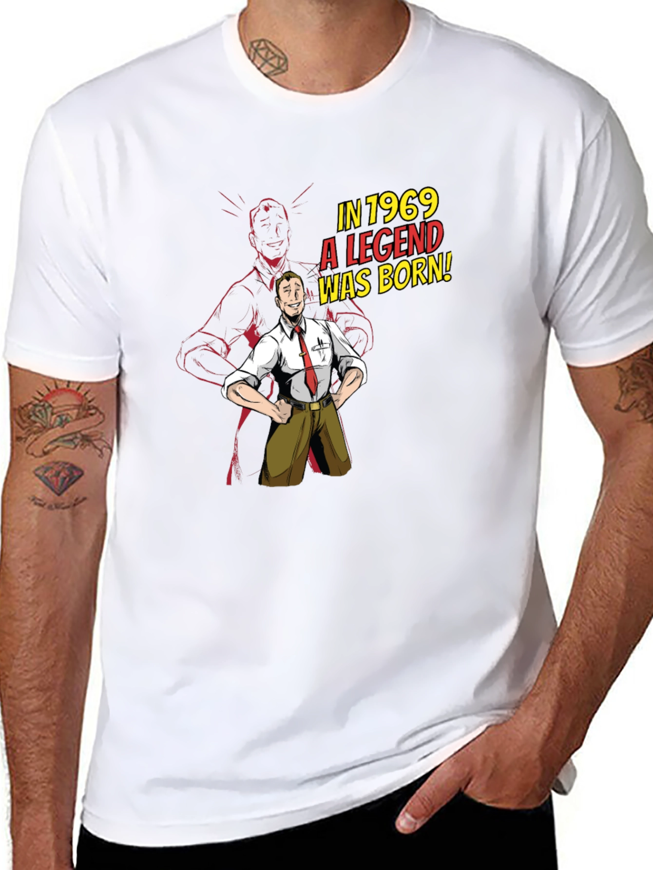 Legend Born in 1969 Graphic T-Shirt