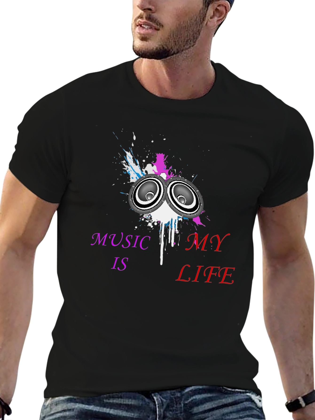 Music is My Life Graphic Tee