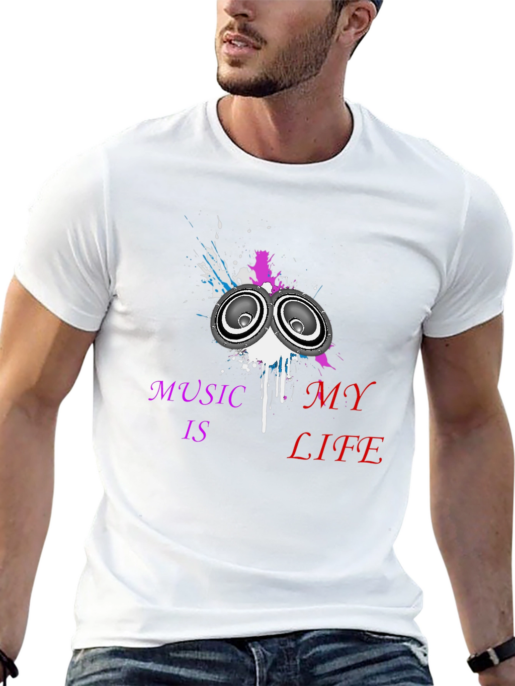 Music is My Life Graphic Tee