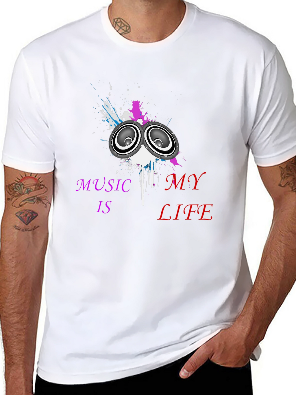 Music is My Life Graphic Tee