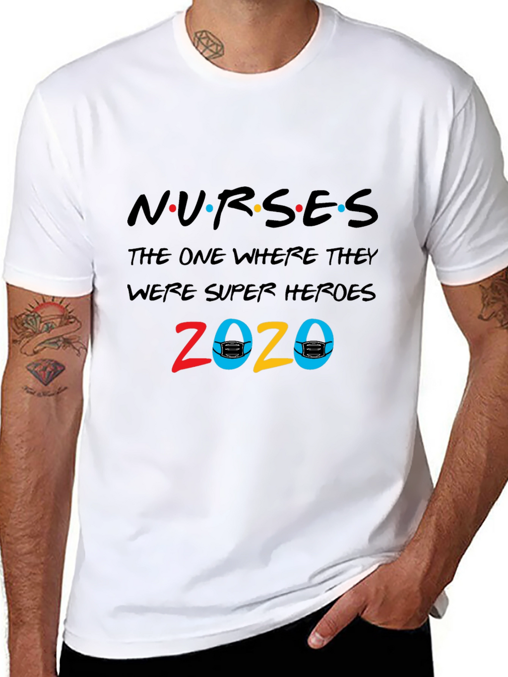 Nurses 2020 Super Heroes T-Shirt