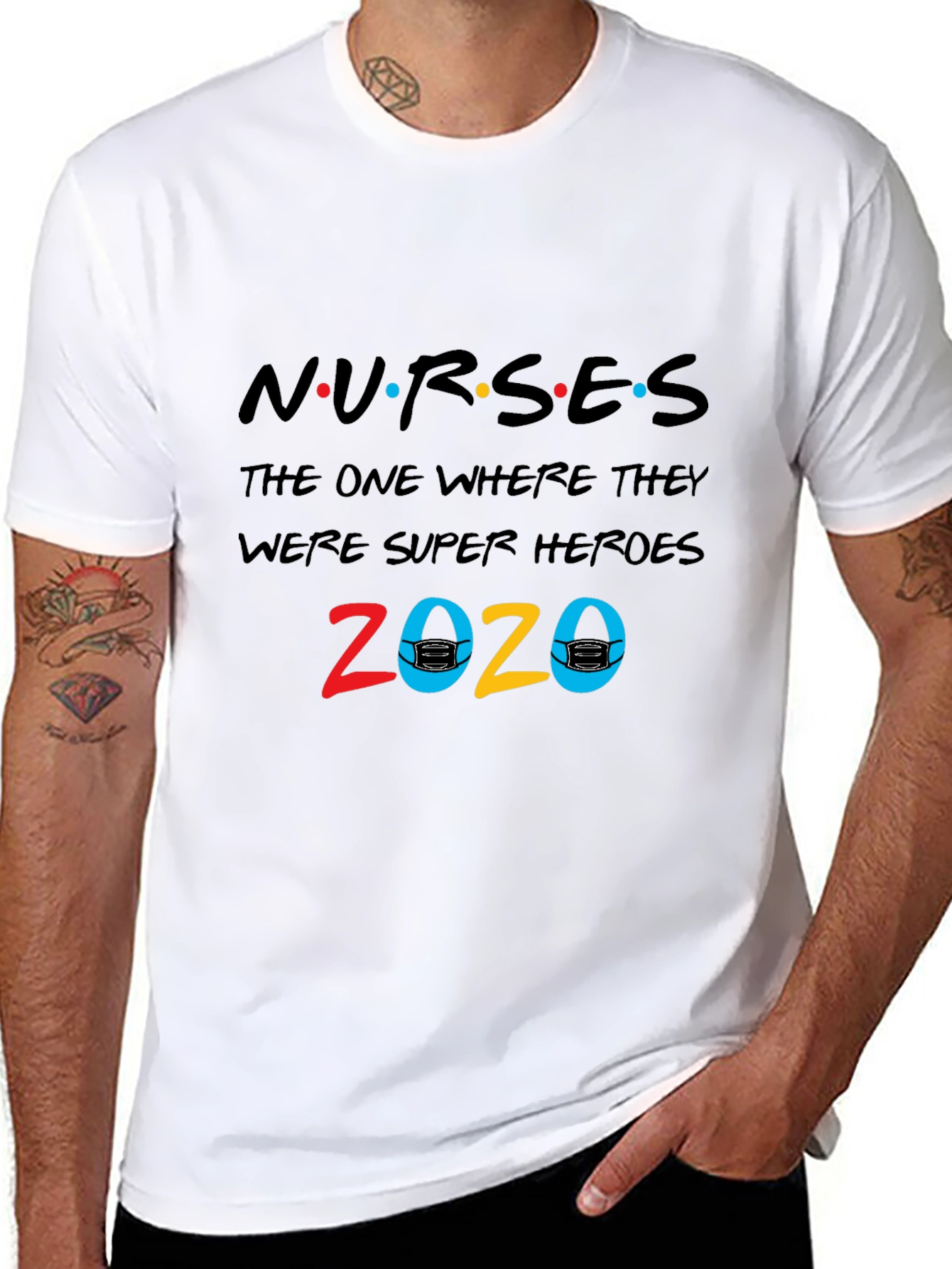 Nurses 2020 Super Heroes T-Shirt