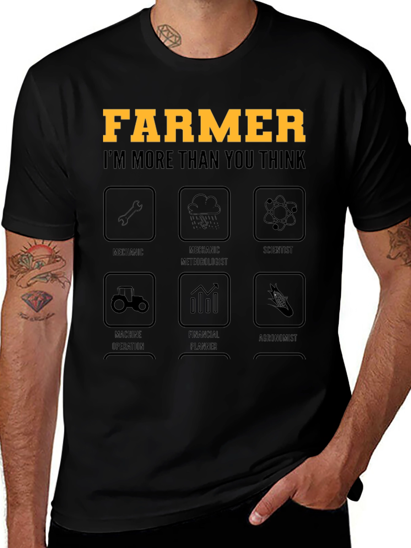 Farmer T-Shirt - More Than You Think Graphic Tee