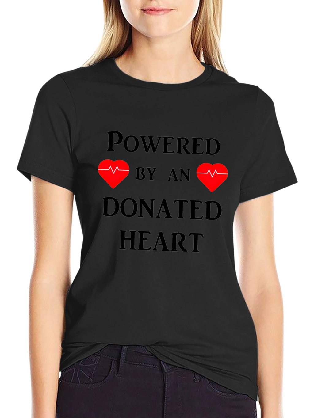 Powered by Donated Heart T-Shirt