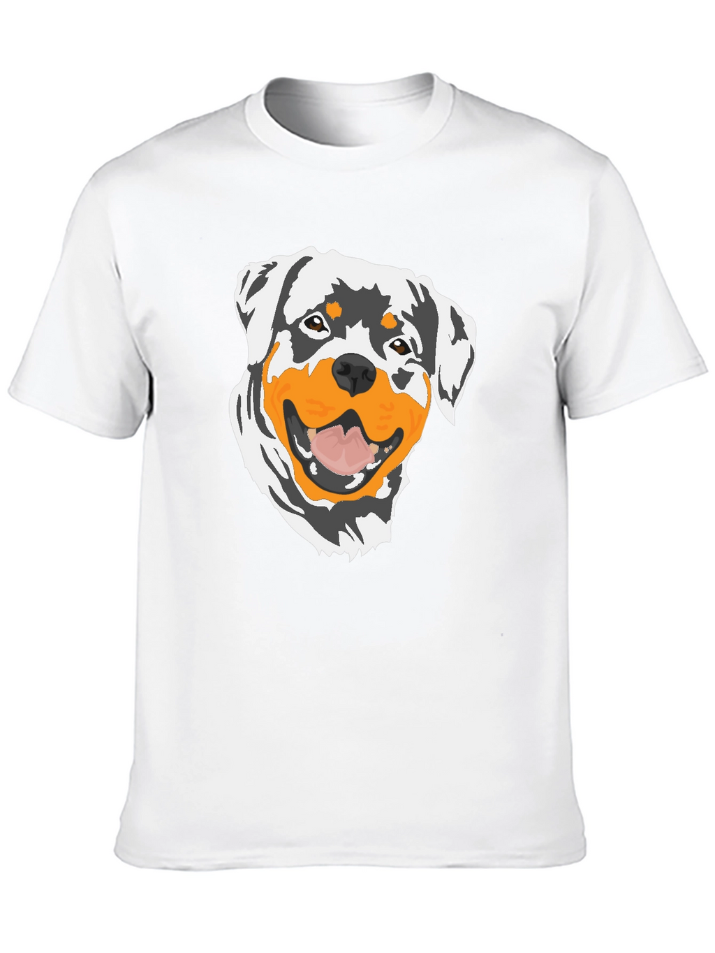 Rottweiler Graphic T-Shirt - Black Cotton Tee