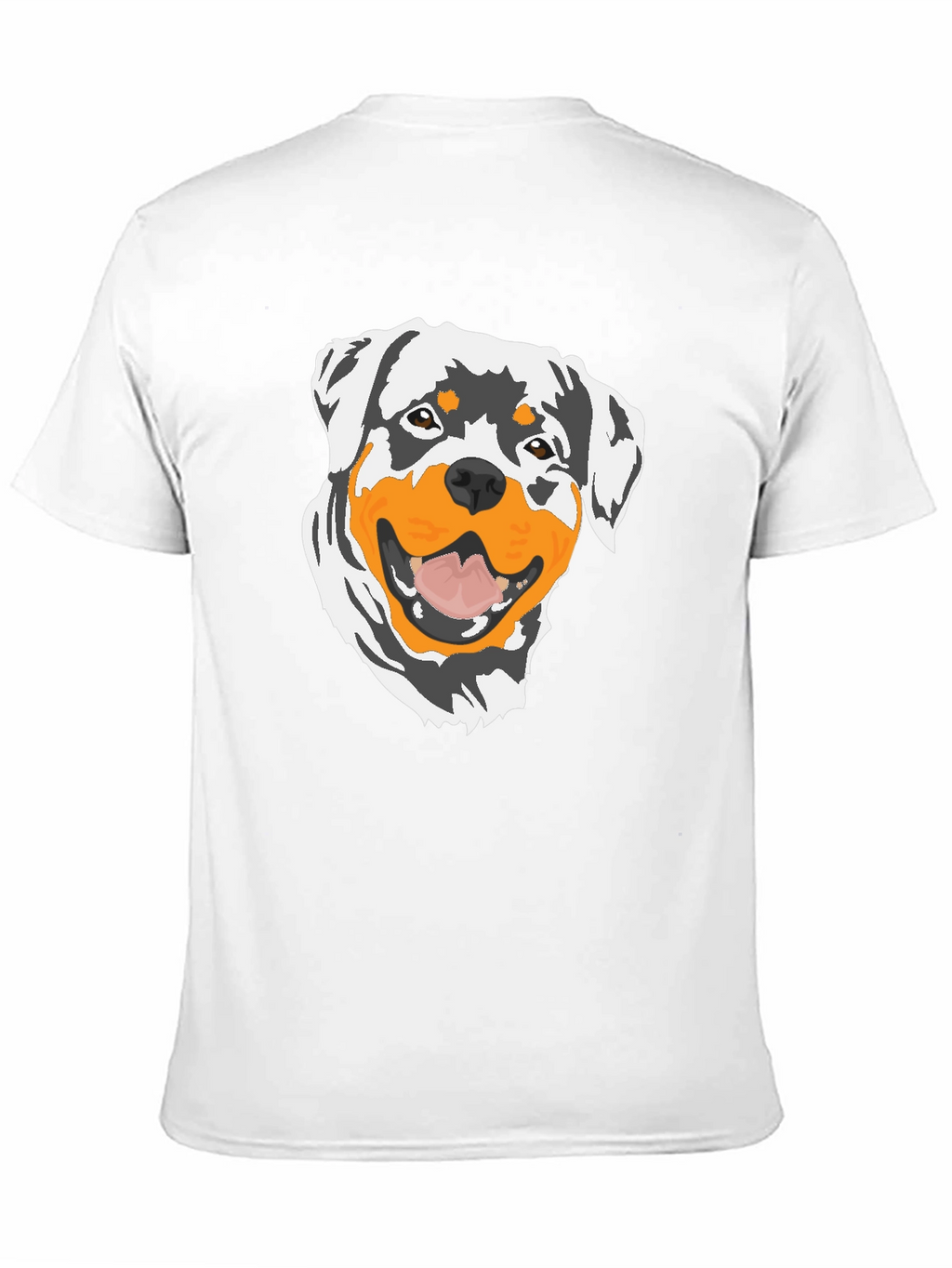 Rottweiler Graphic T-Shirt - Black Cotton Tee