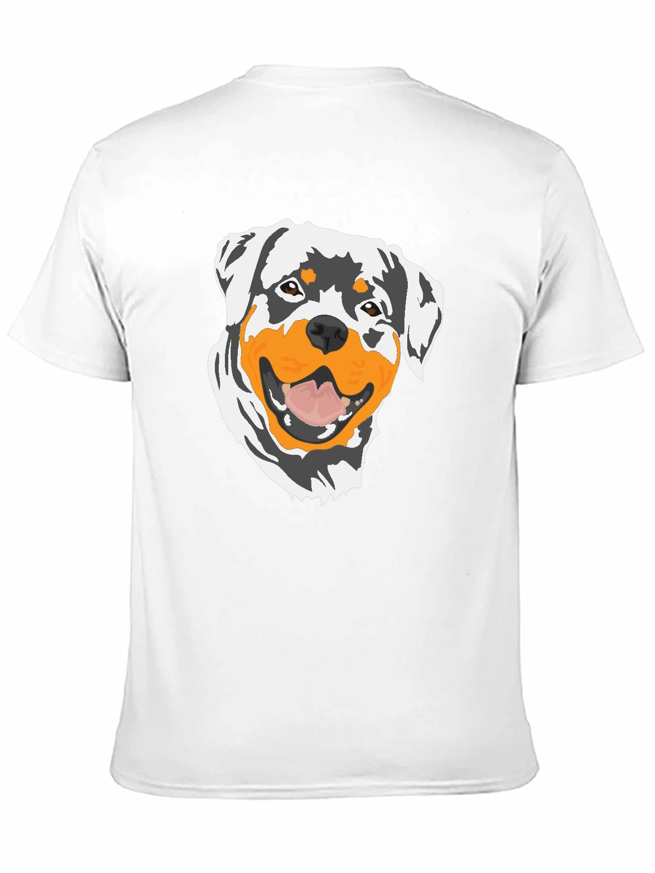 Rottweiler Graphic T-Shirt - Black Cotton Tee