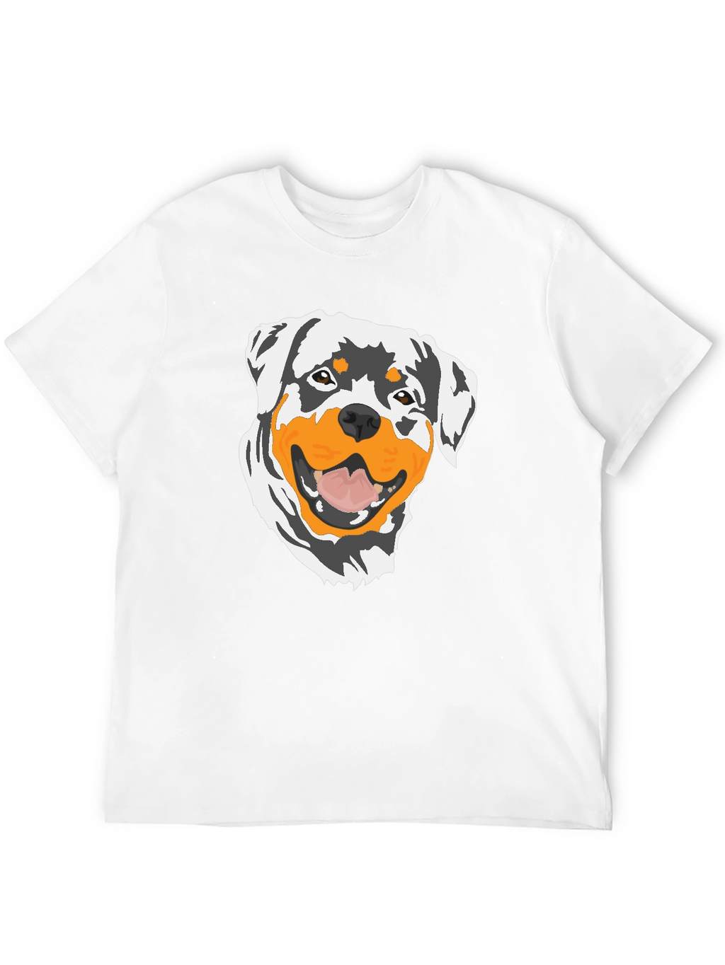 Rottweiler Graphic T-Shirt - Black Cotton Tee