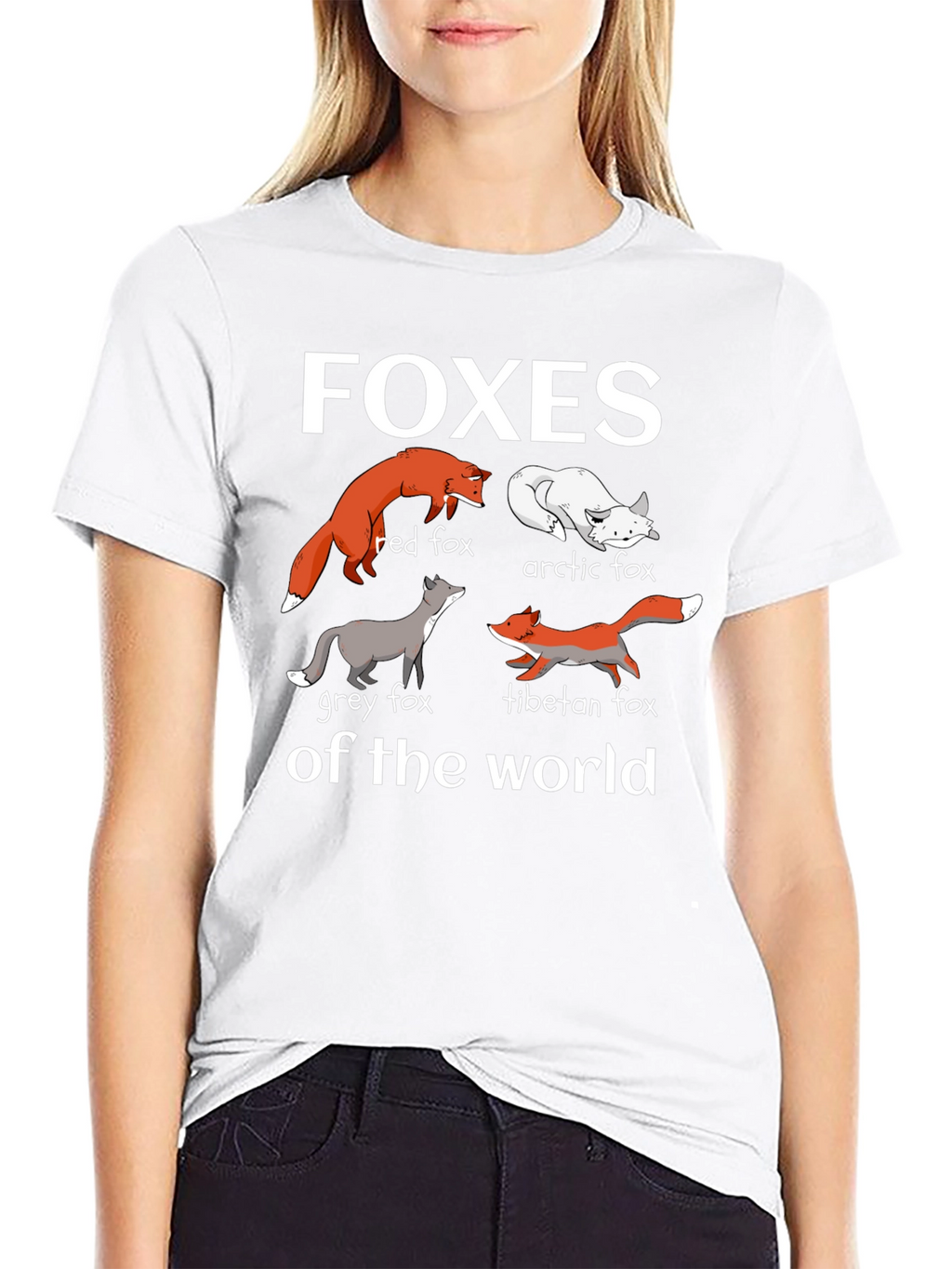 Foxes of the World Graphic T-Shirt