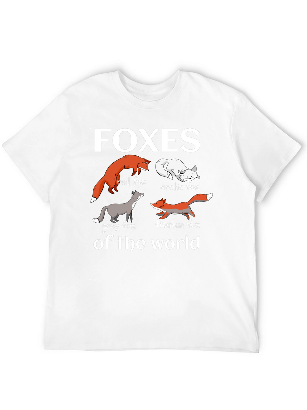Foxes of the World Graphic T-Shirt