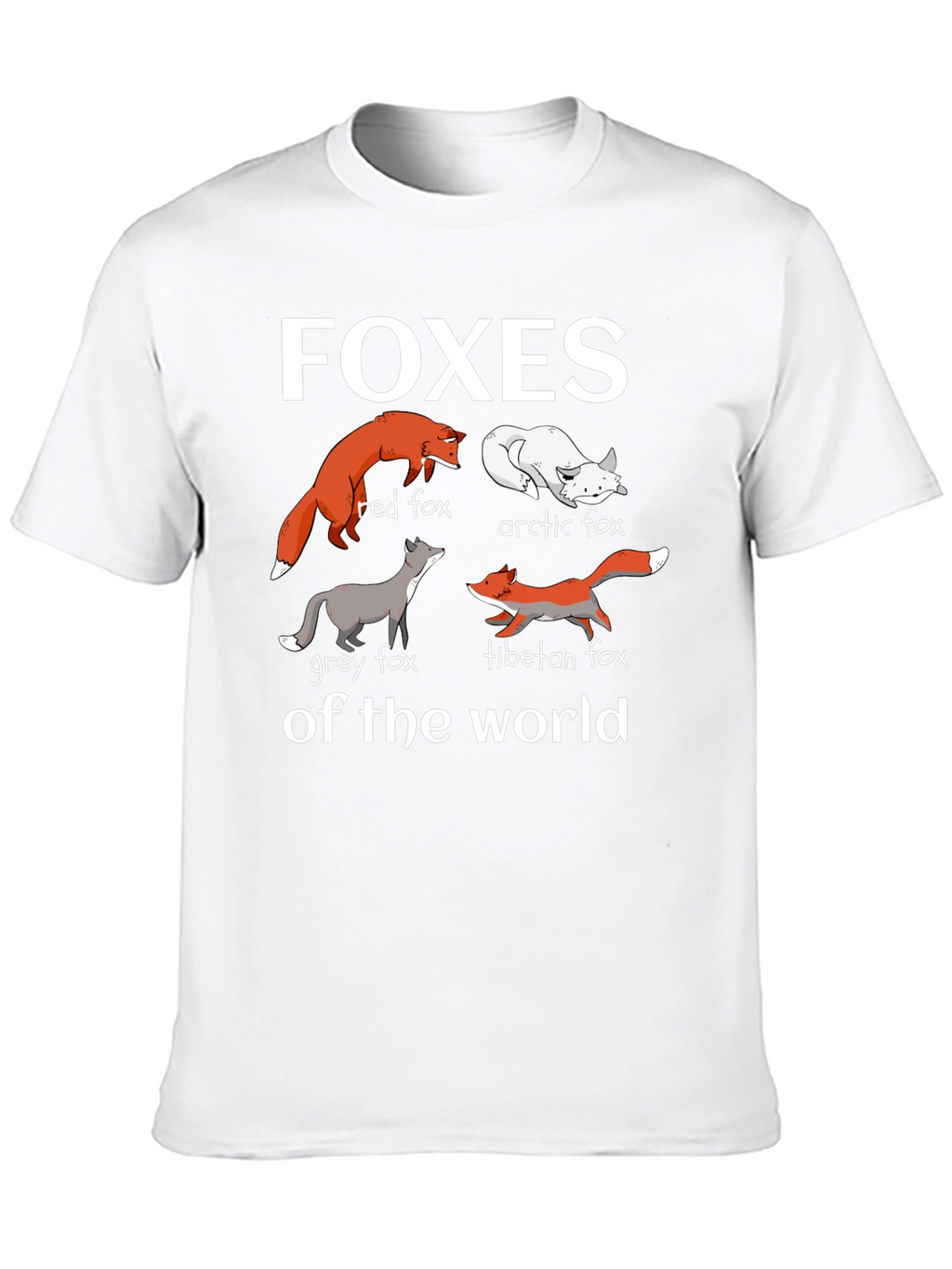 Foxes of the World Graphic T-Shirt