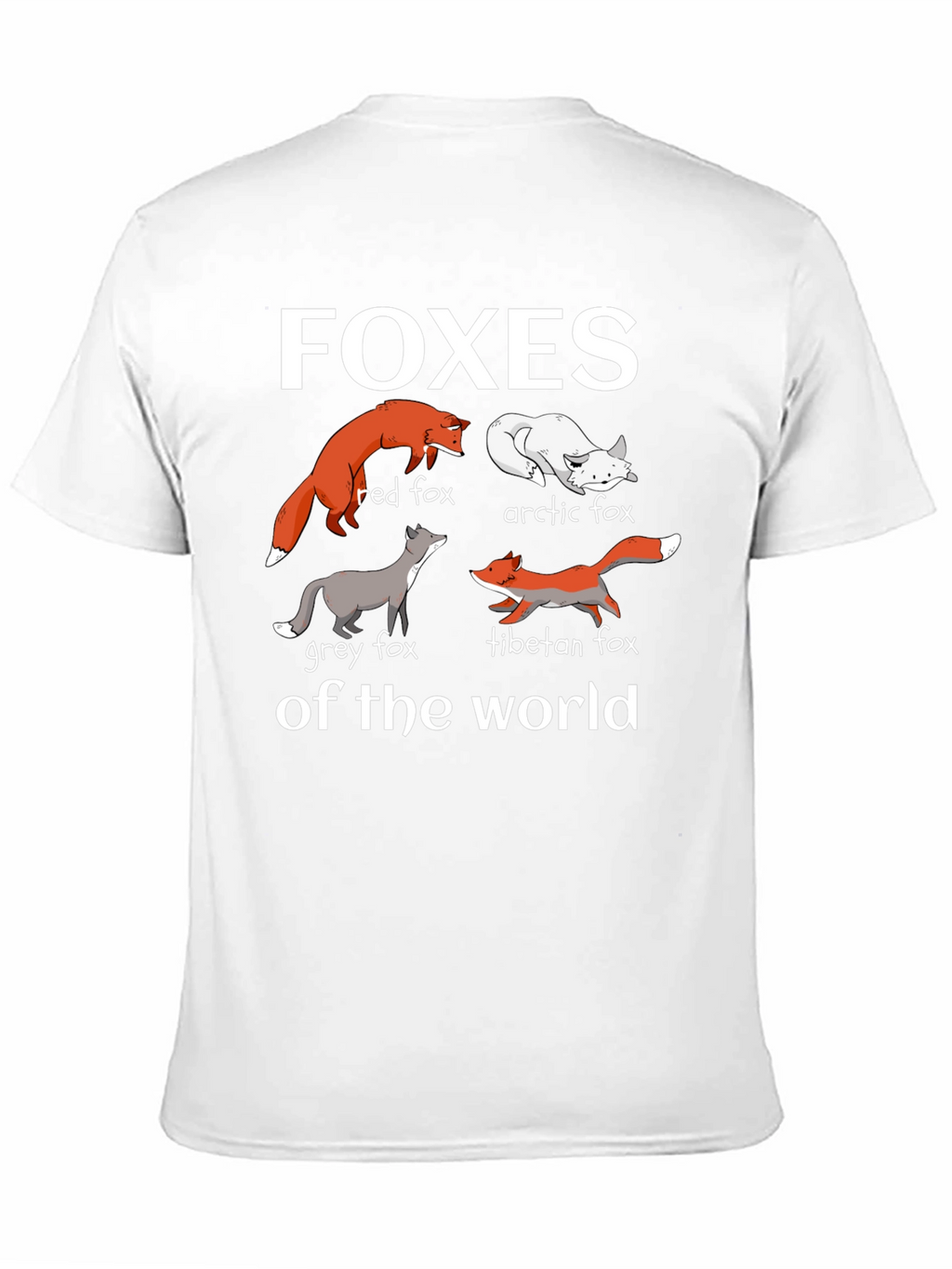 Foxes of the World Graphic T-Shirt