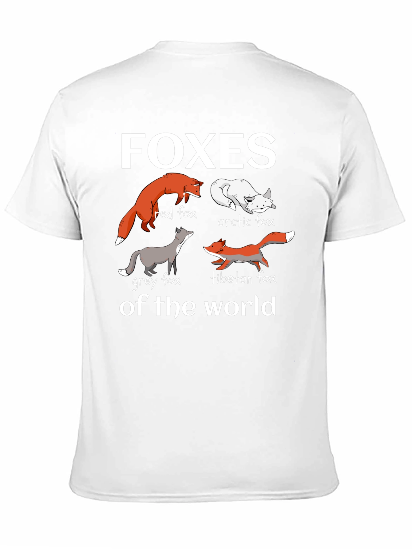 Foxes of the World Graphic T-Shirt