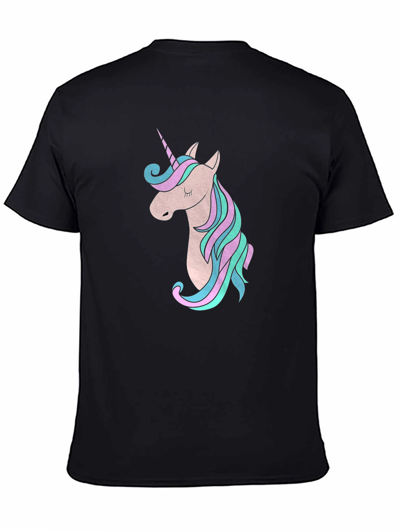 Unicorn Graphic Black T-Shirt - Magical Style