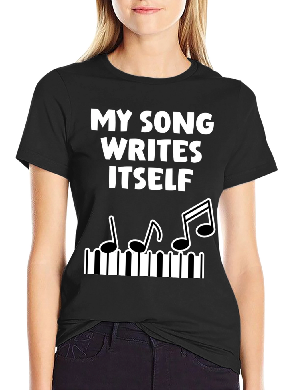 My Song Writes Itself Funny Music T-Shirt