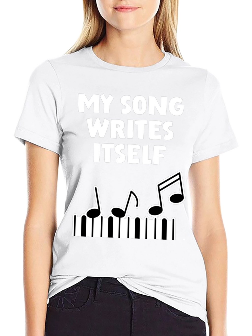 My Song Writes Itself Funny Music T-Shirt