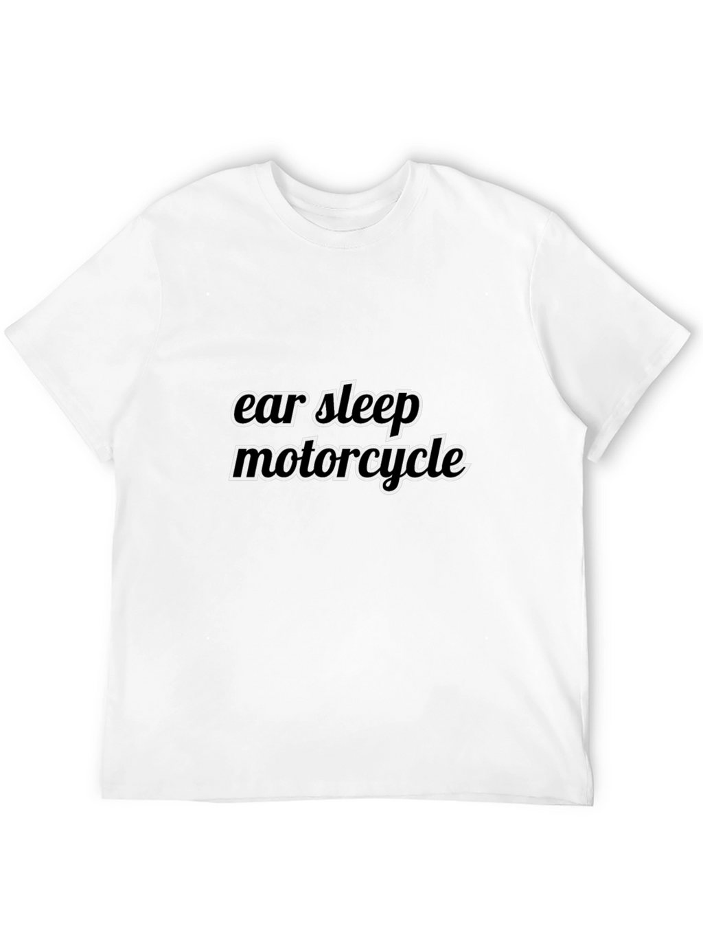 Eat Sleep Motorcycle T-Shirt - Black