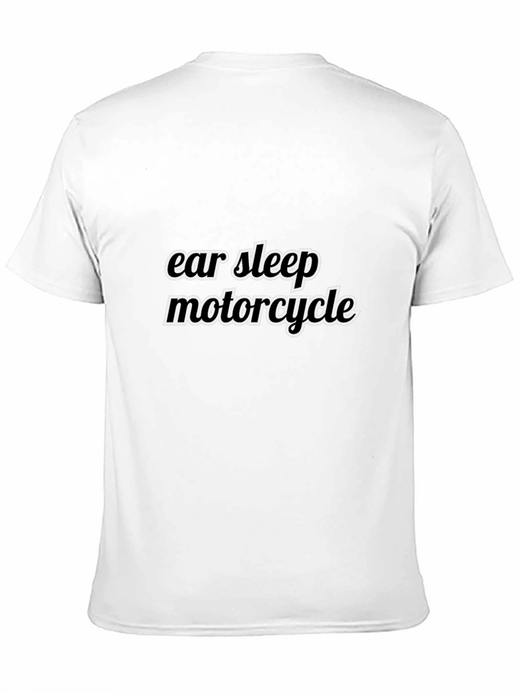 Eat Sleep Motorcycle T-Shirt - Black