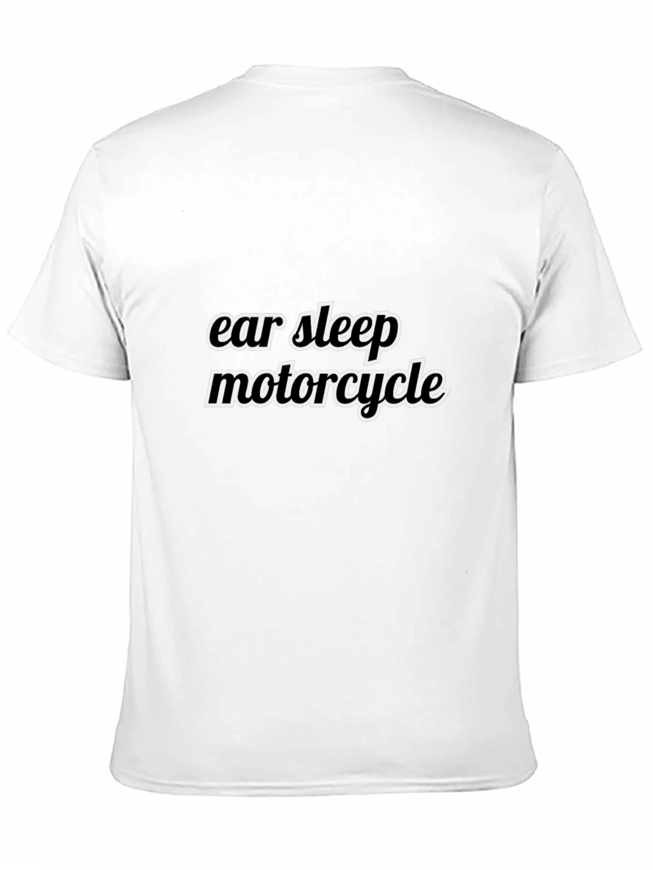 Eat Sleep Motorcycle T-Shirt - Black