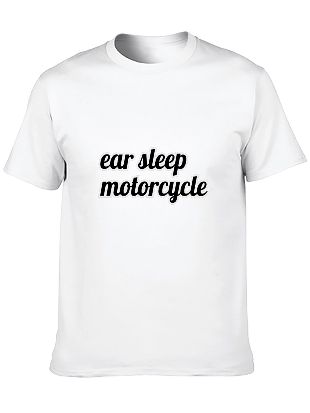 Eat Sleep Motorcycle T-Shirt - Black