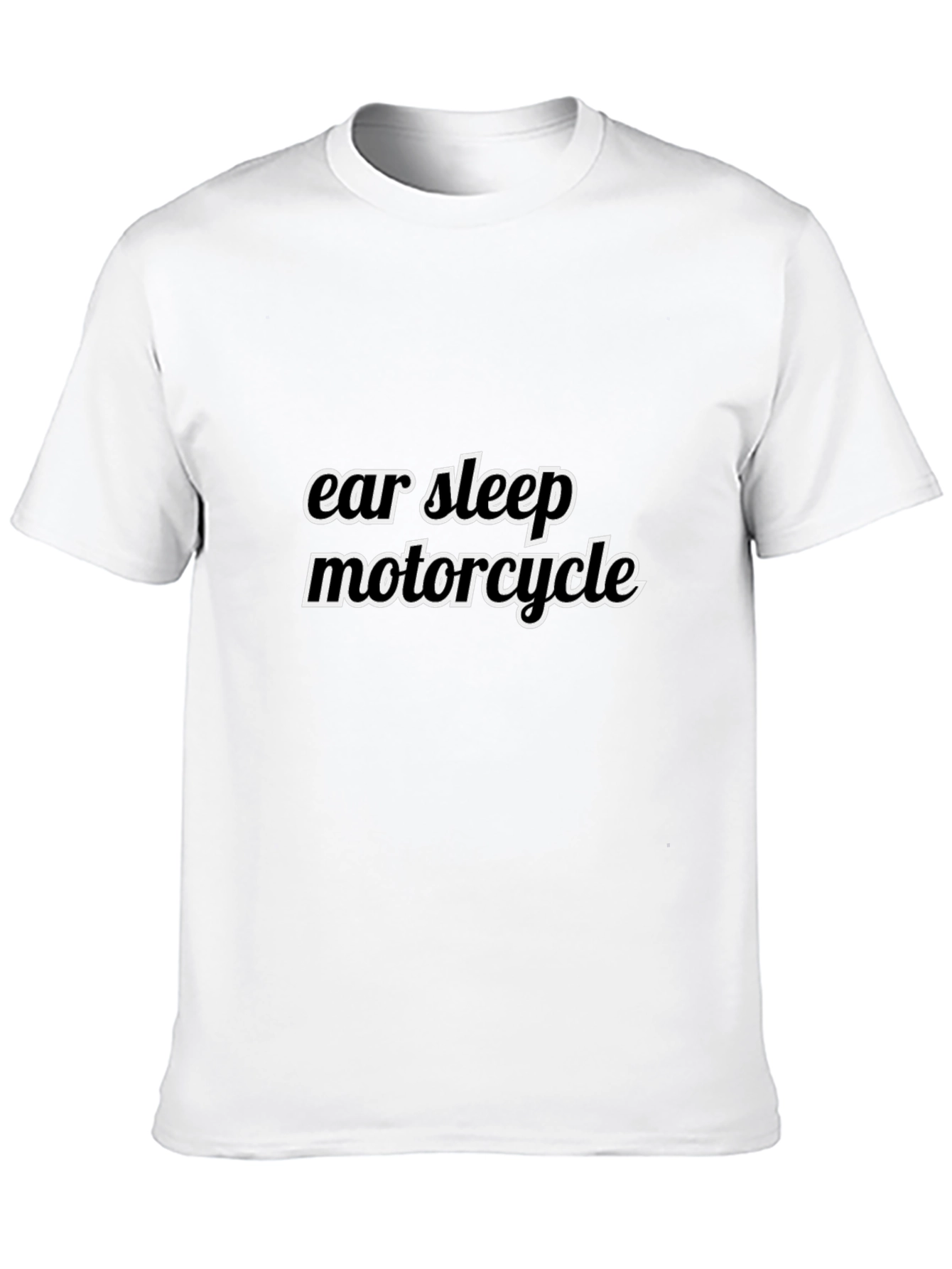 Eat Sleep Motorcycle T-Shirt - Black