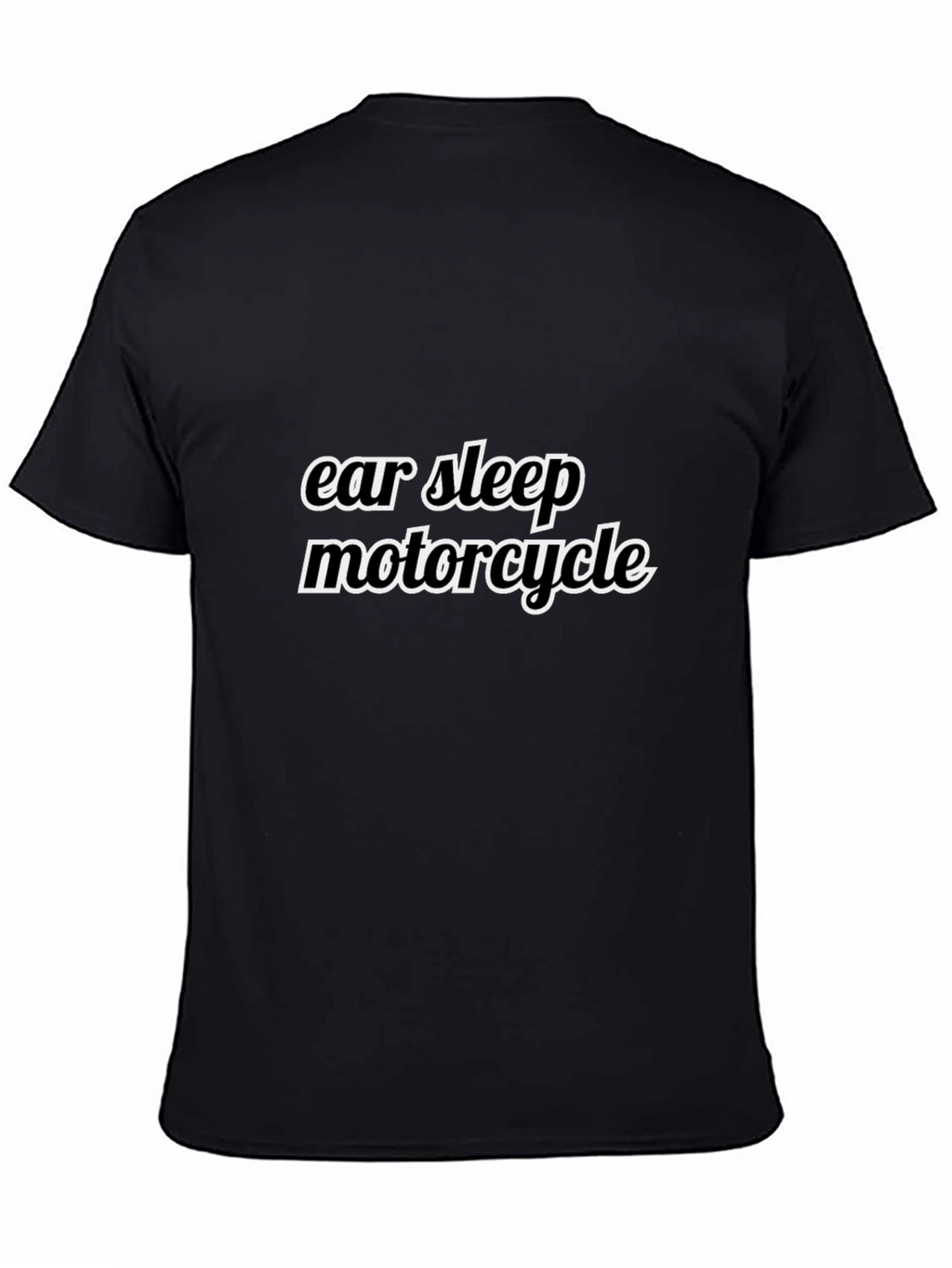 Eat Sleep Motorcycle T-Shirt - Black