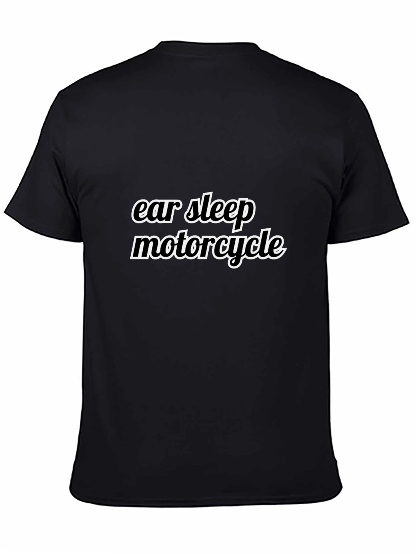 Eat Sleep Motorcycle T-Shirt - Black