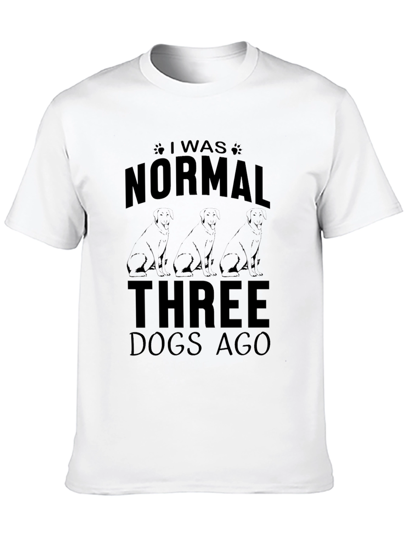 Normal Three Dogs Ago Graphic Tee
