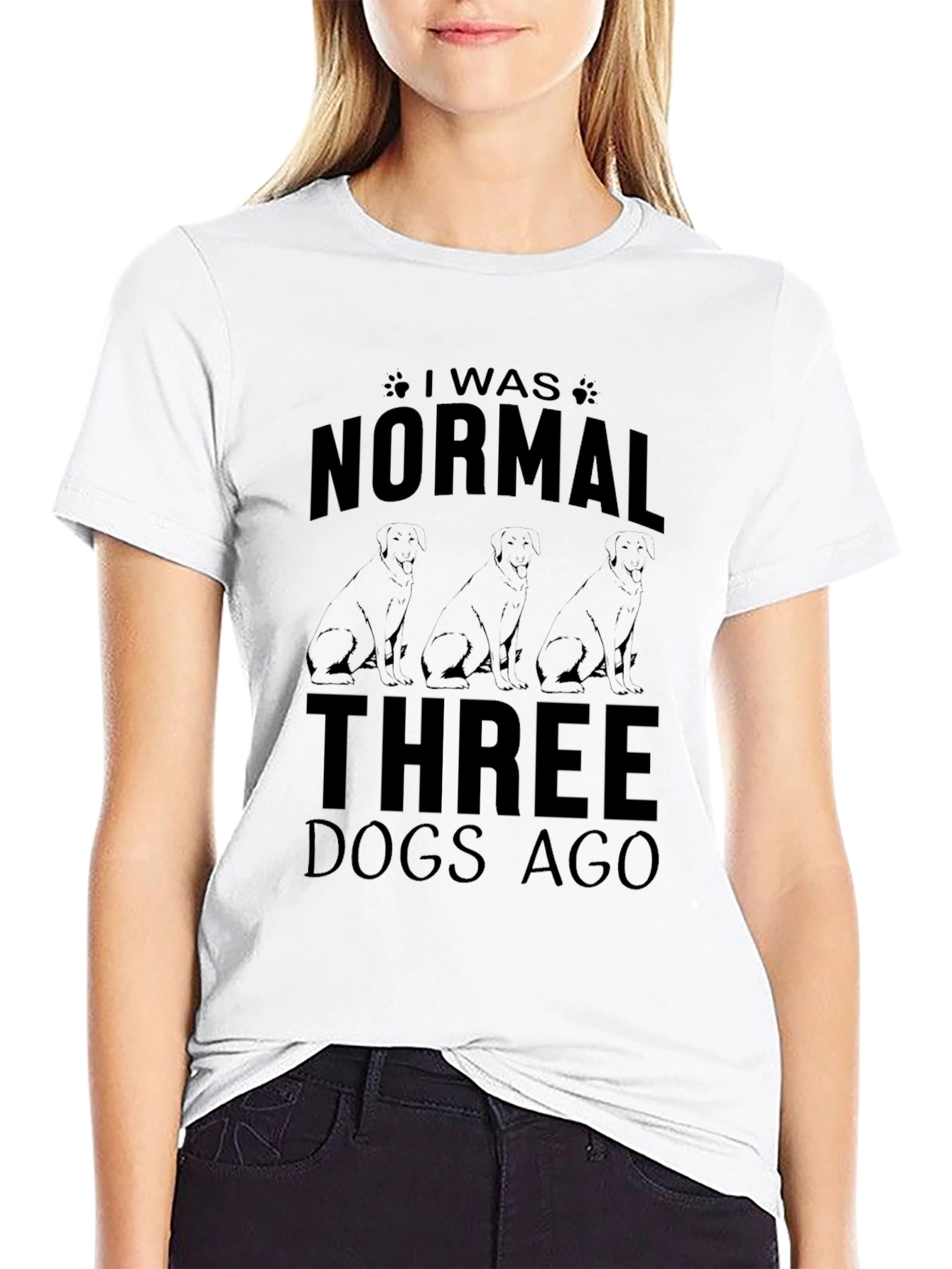 Normal Three Dogs Ago Graphic Tee