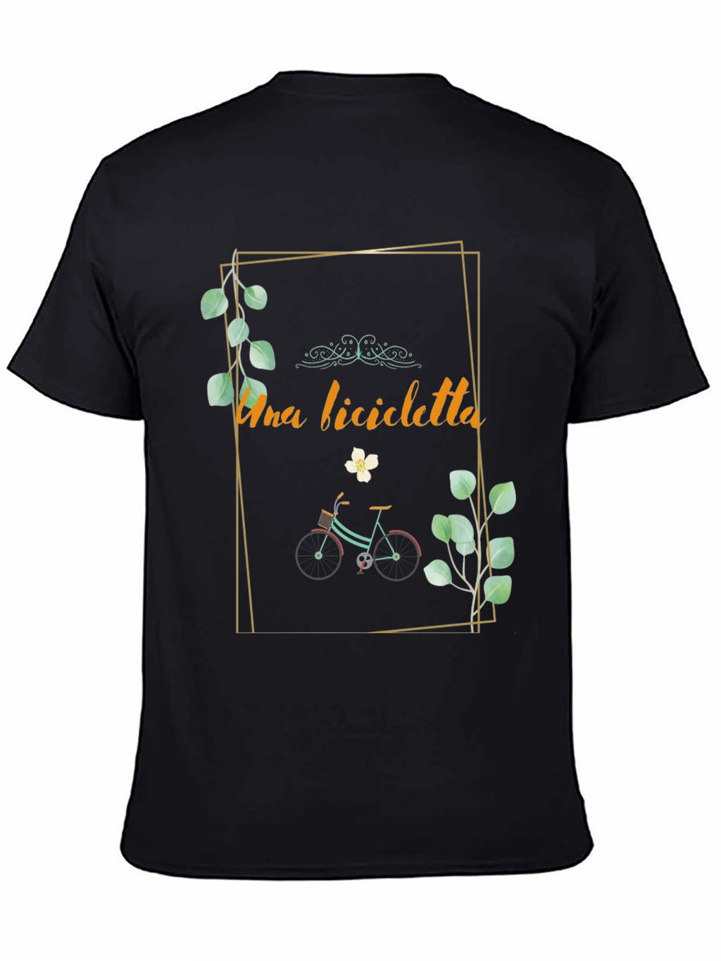 Stylish Una Bicicletta Graphic Tee