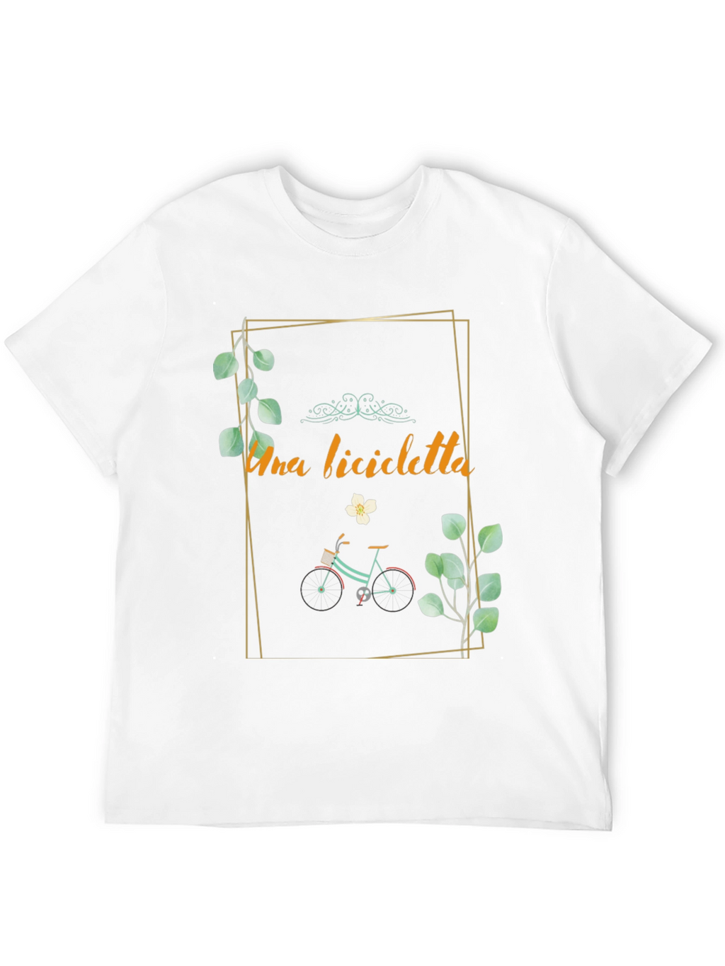 Stylish Una Bicicletta Graphic Tee