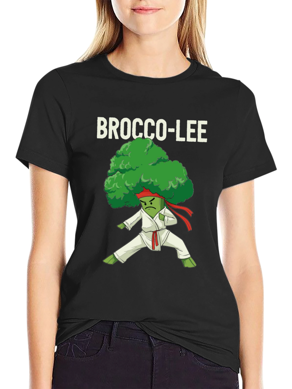 Brocco-Lee Karate T-Shirt - Funny Vegan Tee