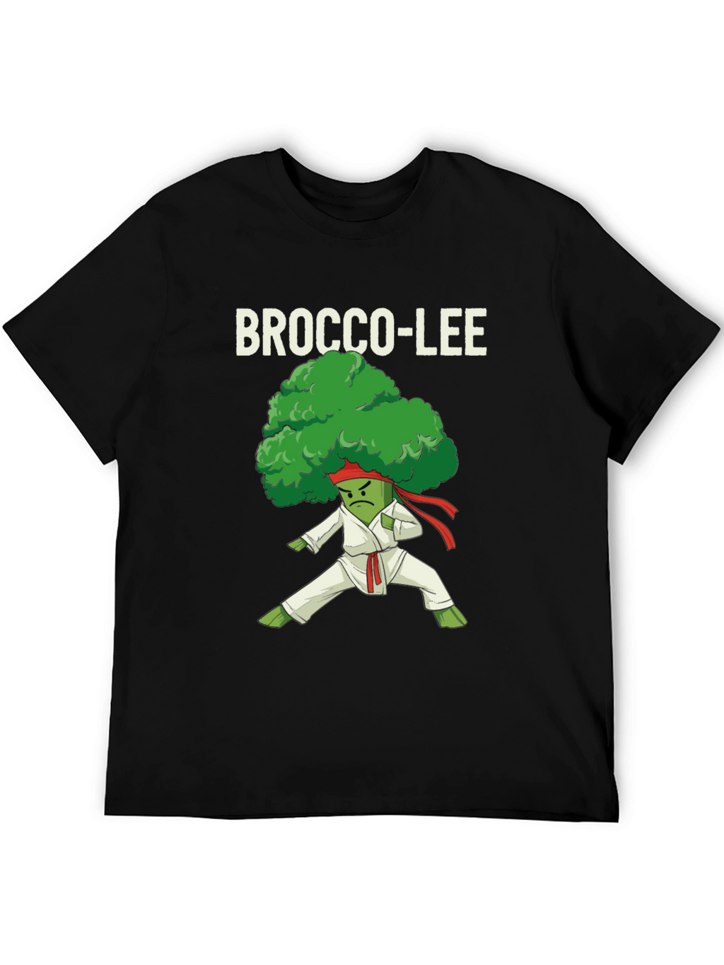 Brocco-Lee Karate T-Shirt - Funny Vegan Tee