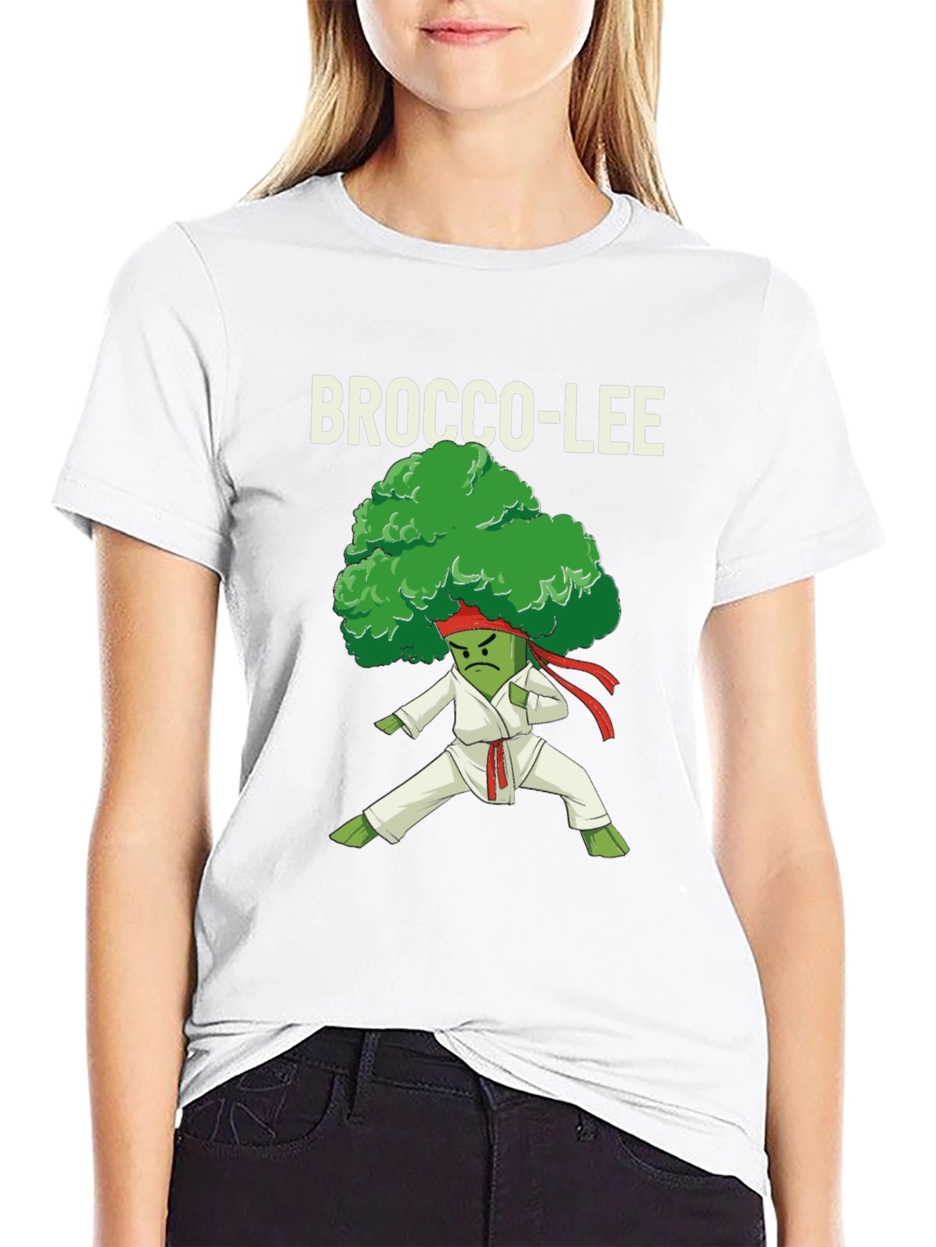 Brocco-Lee Karate T-Shirt - Funny Vegan Tee