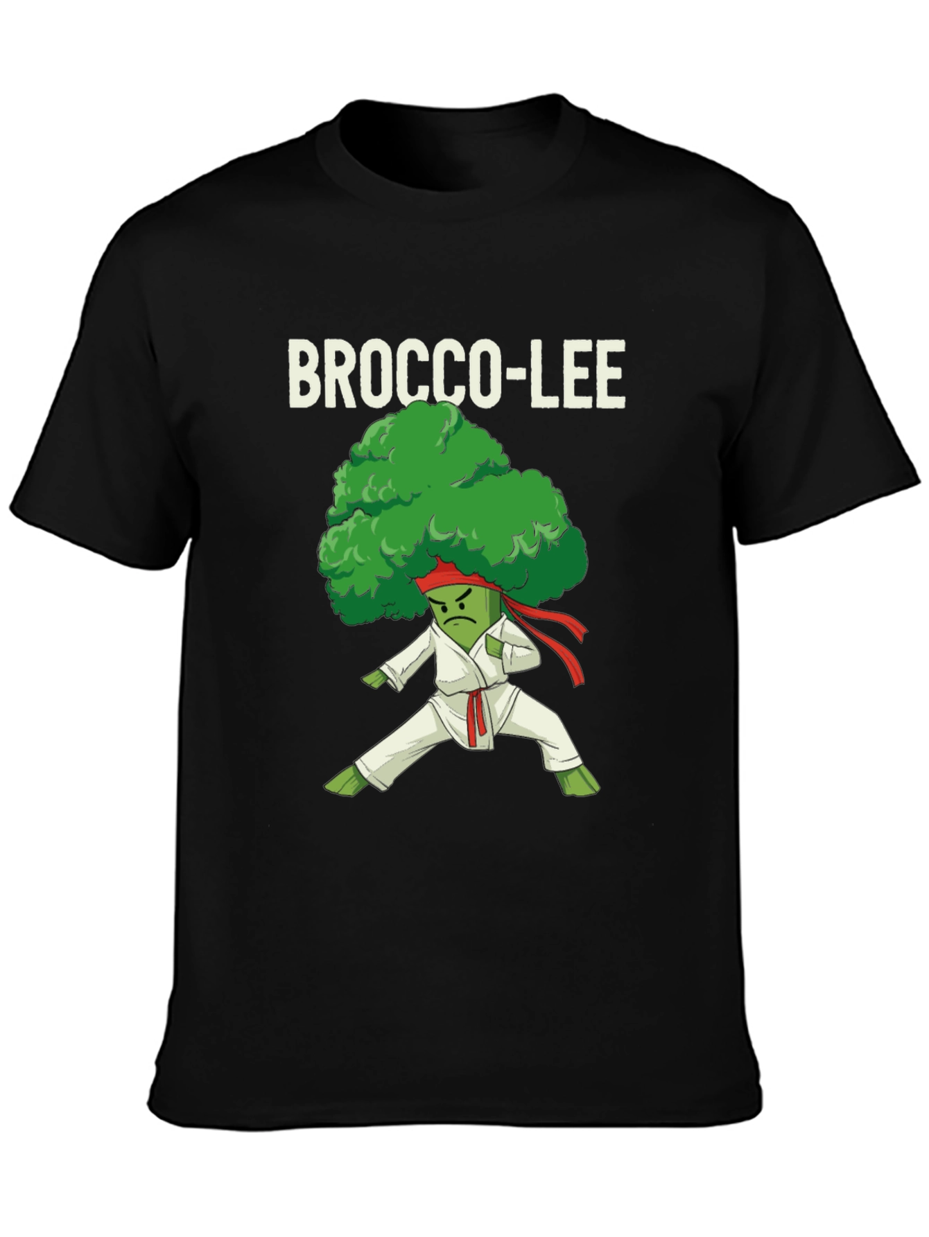 Brocco-Lee Karate T-Shirt - Funny Vegan Tee
