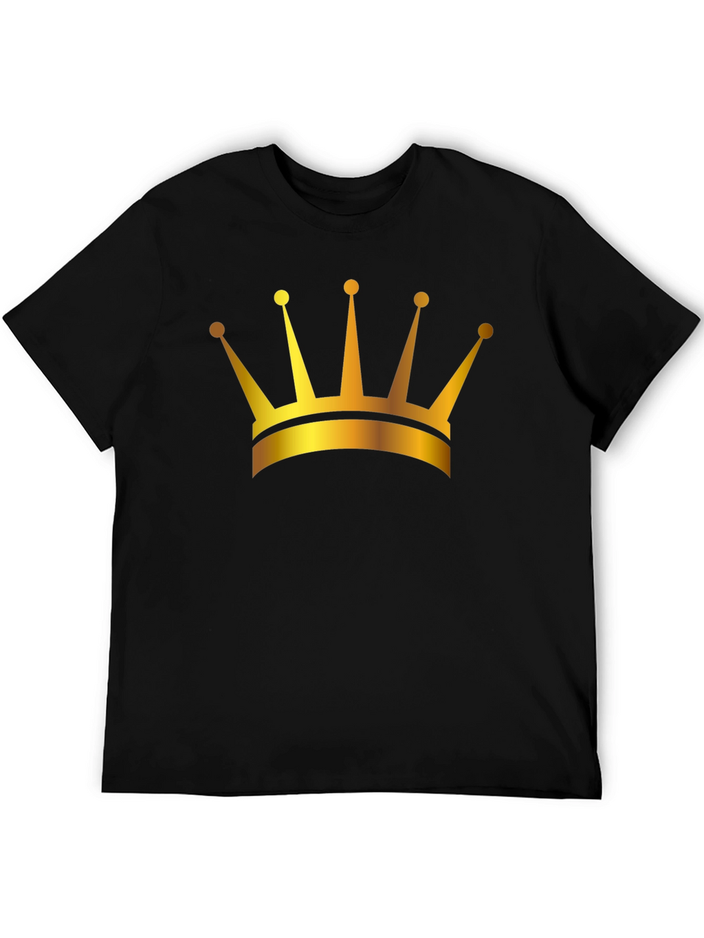 Golden Crown Black T-Shirt