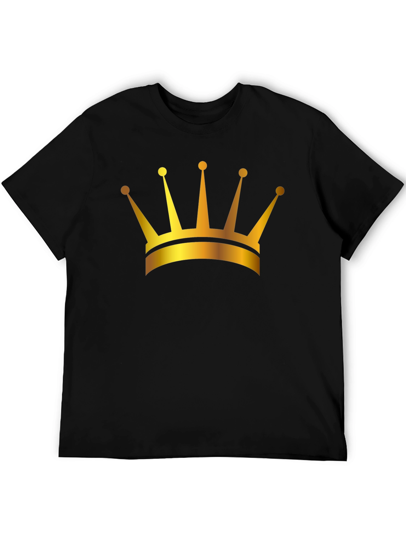 Golden Crown Black T-Shirt