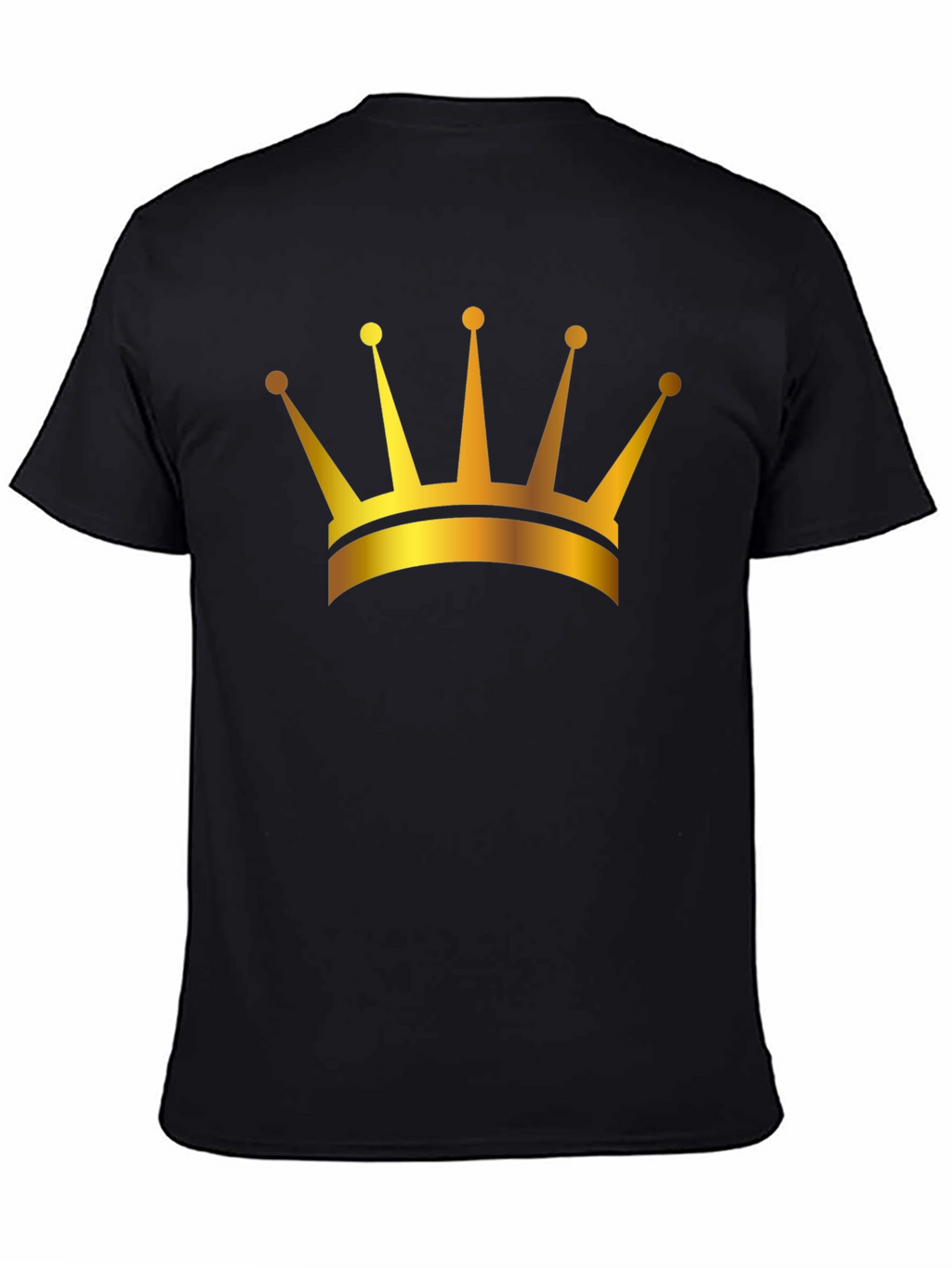 Golden Crown Black T-Shirt