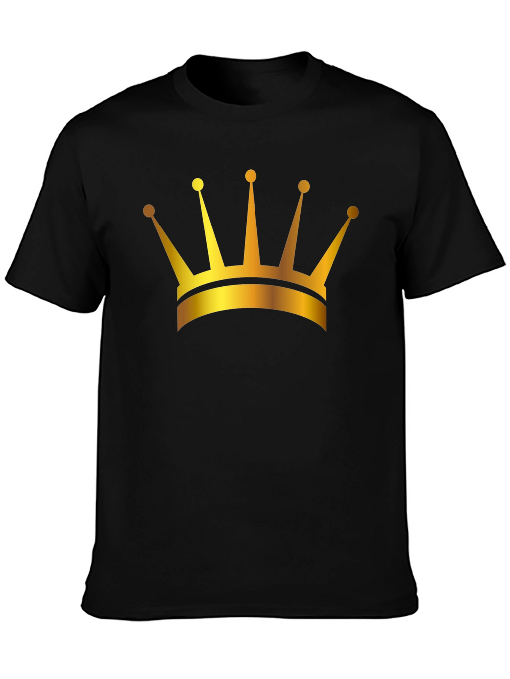 Golden Crown Black T-Shirt