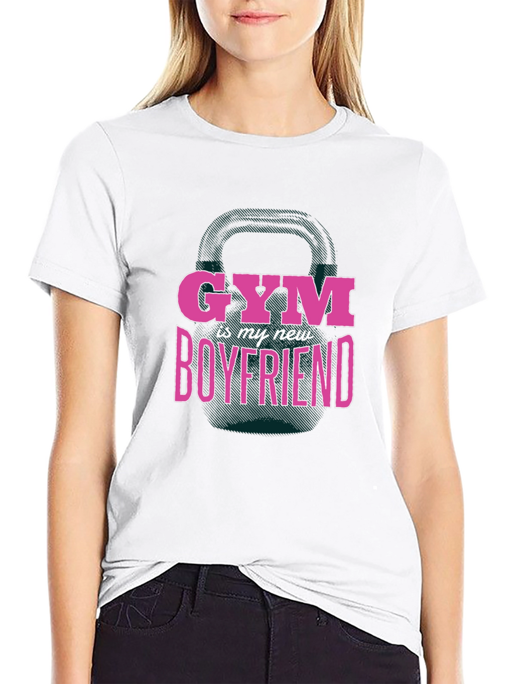 Gym Is My New Boyfriend Black T-Shirt