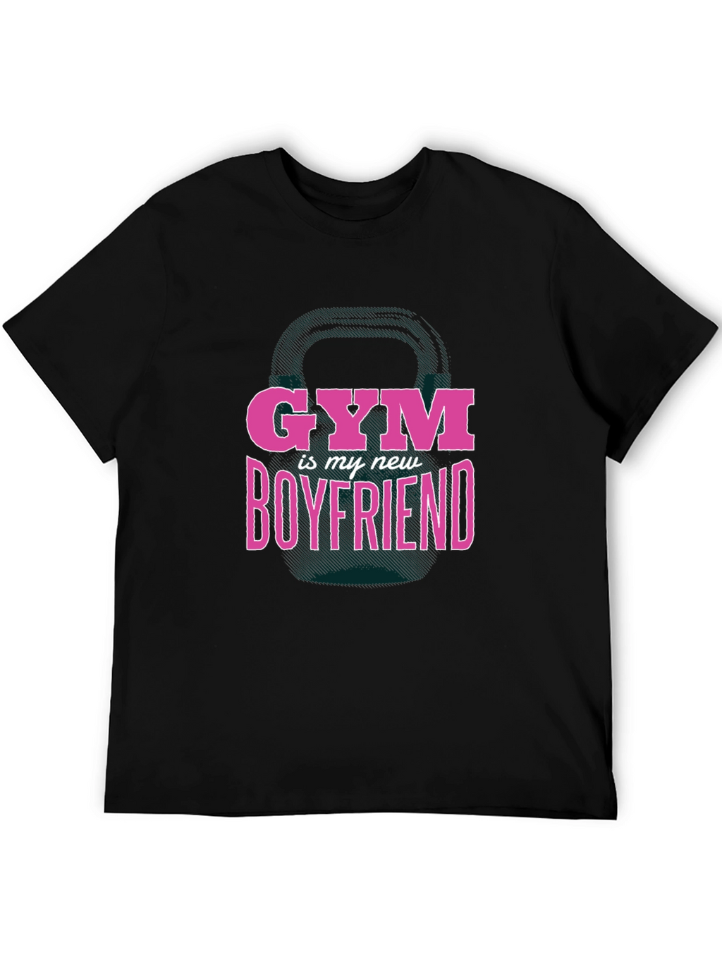 Gym Is My New Boyfriend Black T-Shirt