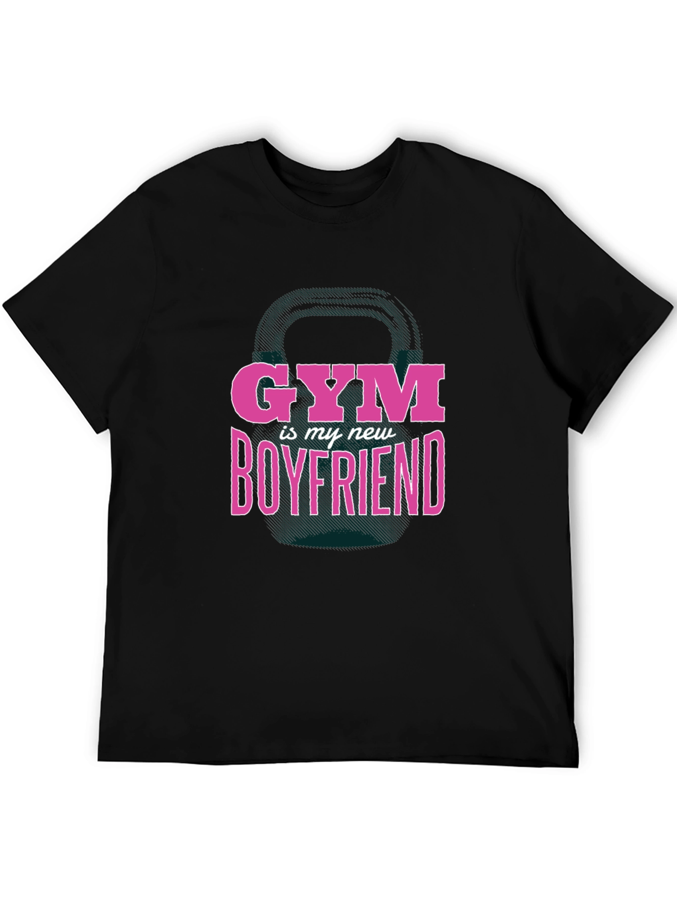 Gym Is My New Boyfriend Black T-Shirt