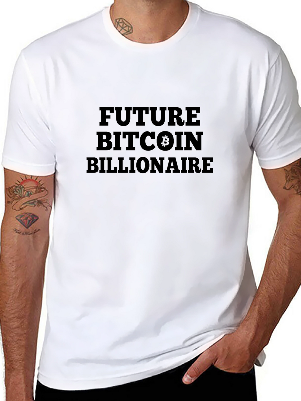 Future Bitcoin Billionaire Black T-Shirt