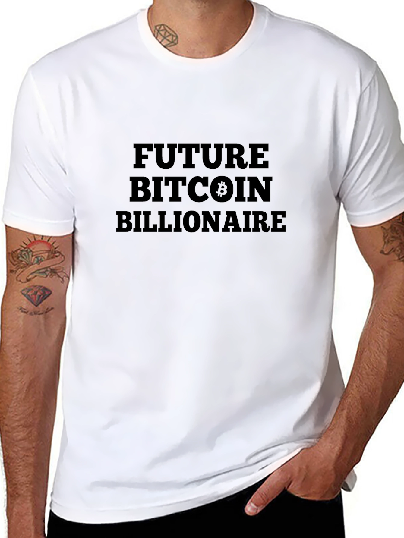Future Bitcoin Billionaire Black T-Shirt